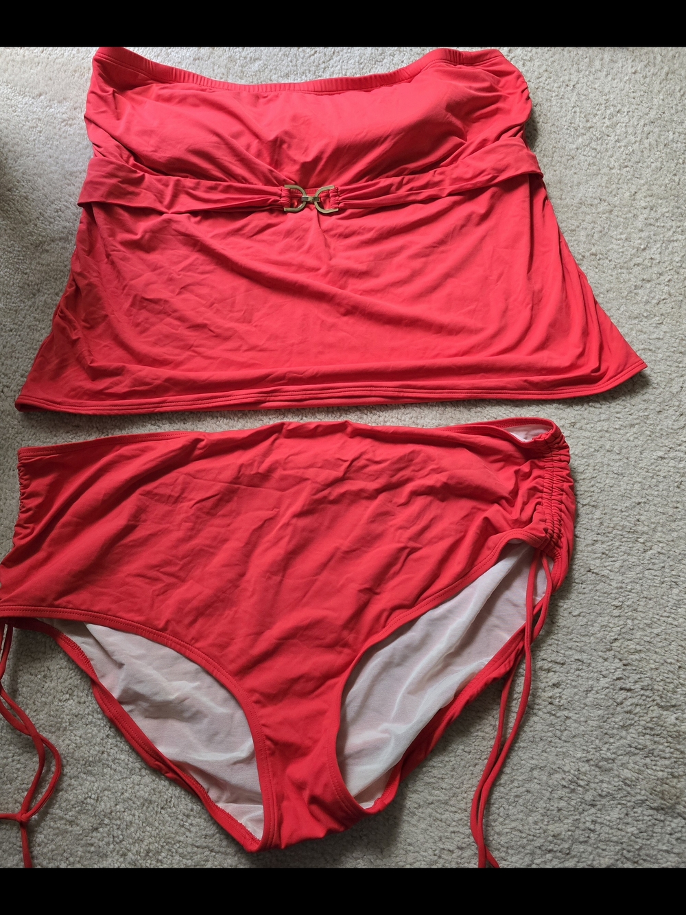 Michael Kors Red Tankini Size 24